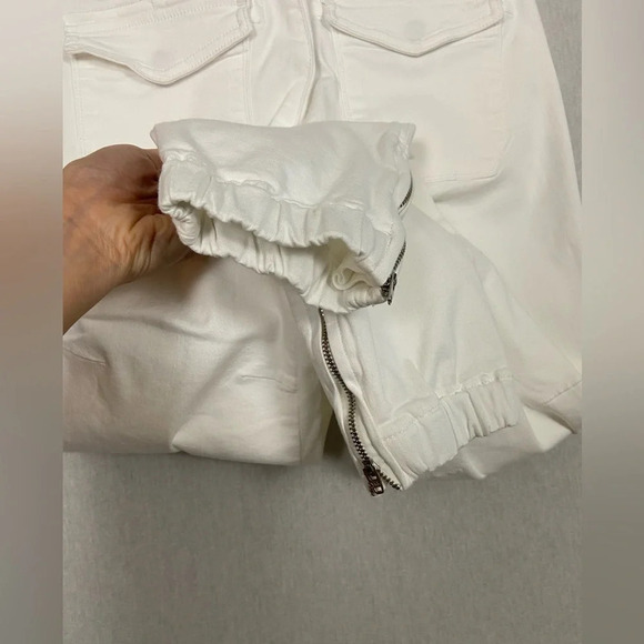 Mavi white Ivy slim denim cargo Sz 27 - Picture 8 of 13